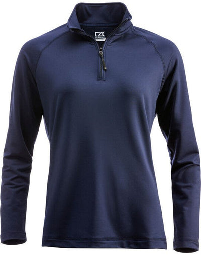 Cutter & Buck CB358401 C&amp;B Ladies Coos Bay Half Zip - Dark Navy