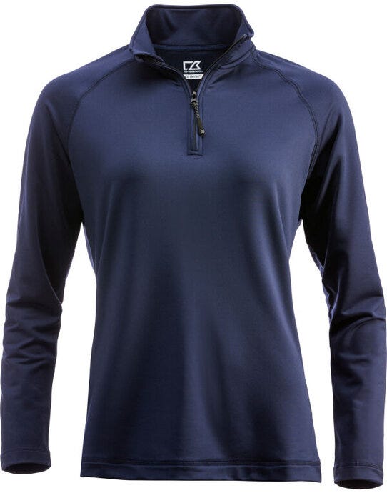 Cutter & Buck CB358401 C&amp;B Ladies Coos Bay Half Zip - Dark Navy
