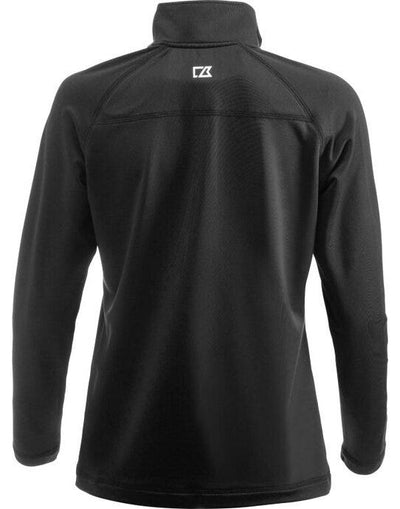 Cutter & Buck CB358401 C&amp;B Ladies Coos Bay Half Zip - Black
