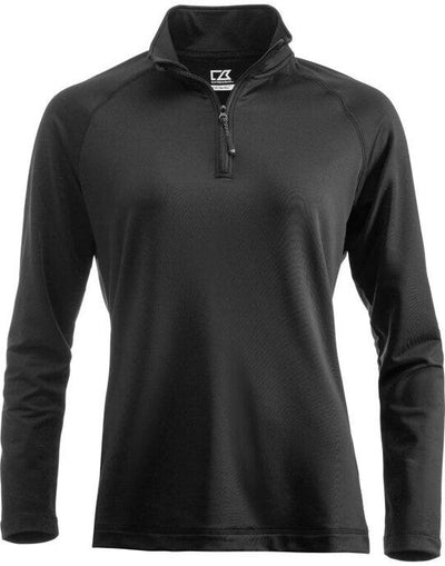 Cutter & Buck CB358401 C&amp;B Ladies Coos Bay Half Zip - Black