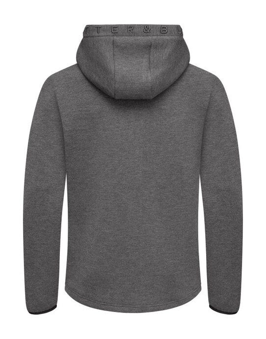 Cutter & Buck CB358418 C&amp;B Pemberton Full Zip Hood - Anthracite Melange