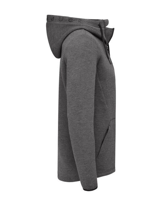 Cutter & Buck CB358418 C&amp;B Pemberton Full Zip Hood - Anthracite Melange