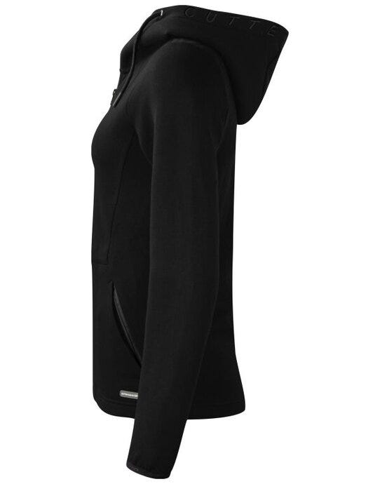Cutter & Buck CB358419 C&amp;B Ladies Pemberton Full Zip Hood - Black
