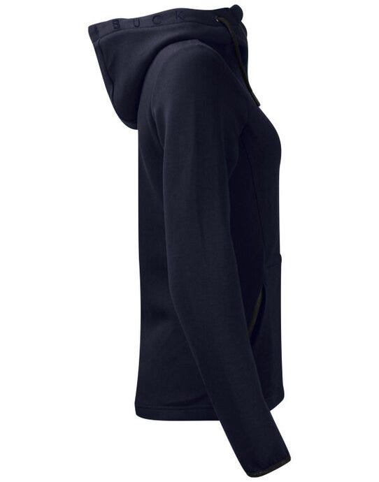 Cutter & Buck CB358419 C&amp;B Ladies Pemberton Full Zip Hood - Dark Navy