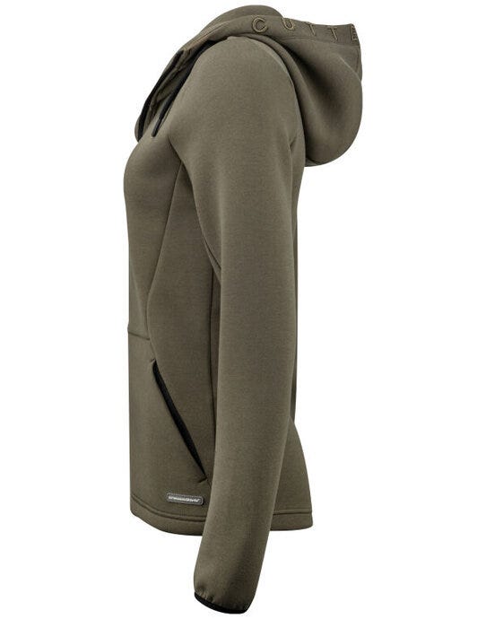 Cutter & Buck CB358419 C&amp;B Ladies Pemberton Full Zip Hood - Ivy Green