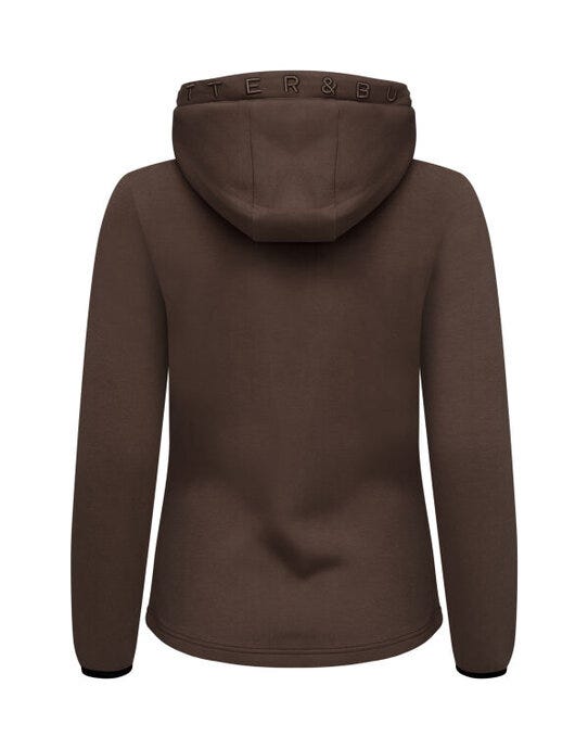 Cutter & Buck CB358419 C&amp;B Ladies Pemberton Full Zip Hood - Dark Mocca