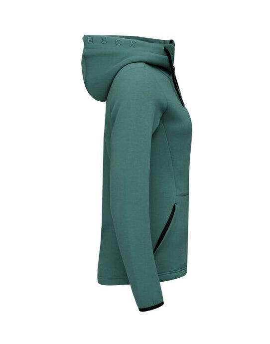 Cutter & Buck CB358419 C&amp;B Ladies Pemberton Full Zip Hood - Pine Green