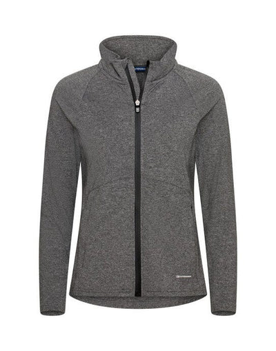 Cutter & Buck CB358421 C&amp;B Ladies Adapt Full Zip Jacket - Anthracite Melange