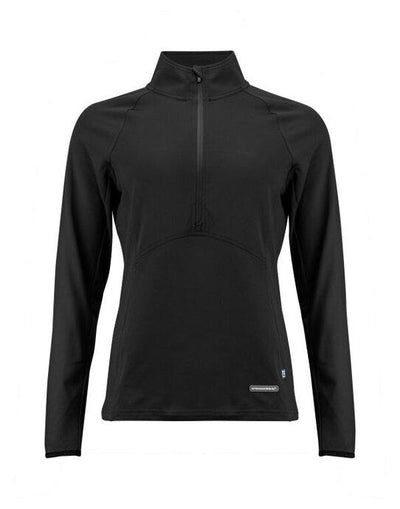 Cutter & Buck CB358425 C&amp;B Ladies Adapt Half Zip - Black