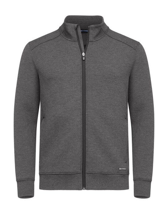 Cutter & Buck CB358426 C&amp;B Pemberton Full Zip Sweatshirt - Anthracite Melange
