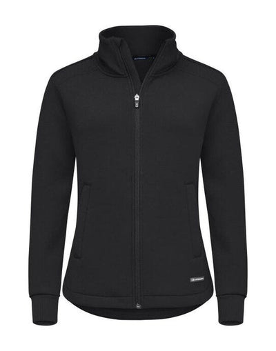 Cutter & Buck CB358427 C&amp;B Ladies Pemberton Full Zip Sweatshirt - Black