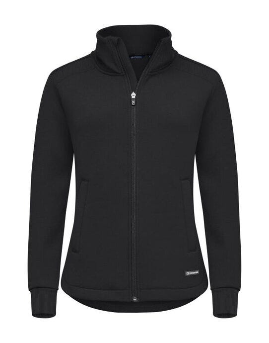 Cutter & Buck CB358427 C&amp;B Ladies Pemberton Full Zip Sweatshirt - Black