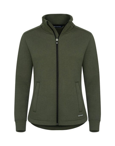 Cutter & Buck CB358427 C&amp;B Ladies Pemberton Full Zip Sweatshirt - Ivy Green