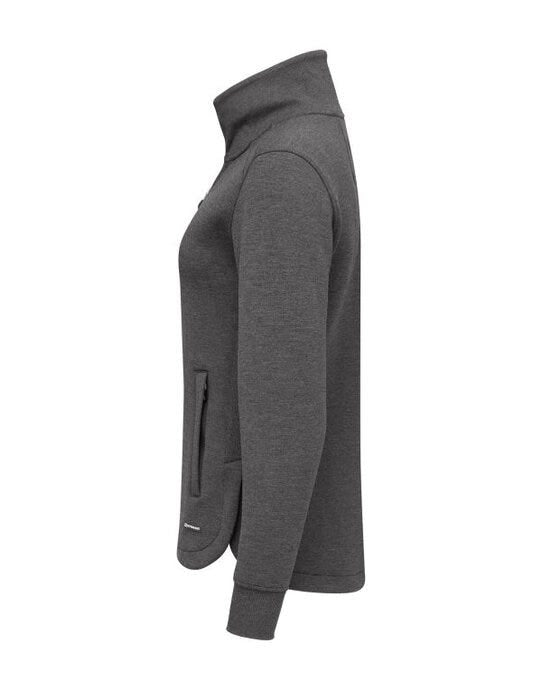 Cutter & Buck CB358427 C&amp;B Ladies Pemberton Full Zip Sweatshirt - Anthracite Melange