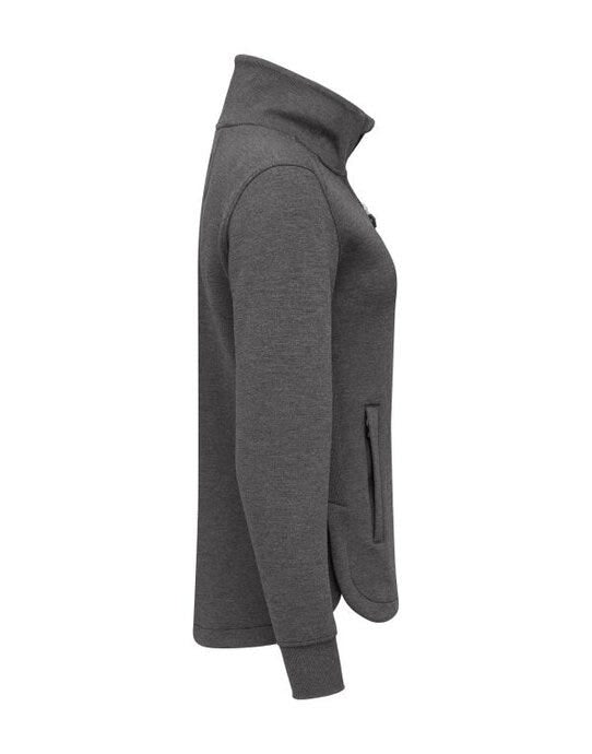 Cutter & Buck CB358427 C&amp;B Ladies Pemberton Full Zip Sweatshirt - Anthracite Melange