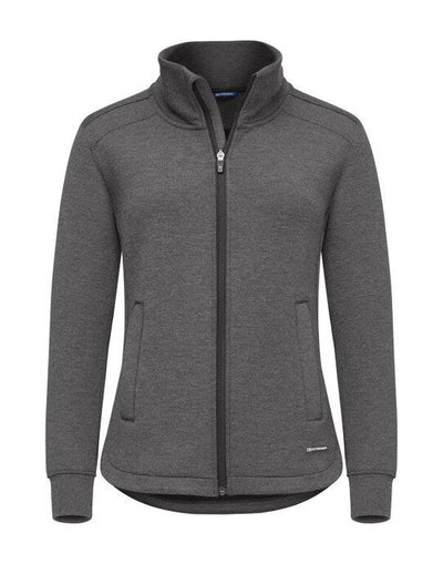 Cutter & Buck CB358427 C&amp;B Ladies Pemberton Full Zip Sweatshirt - Anthracite Melange