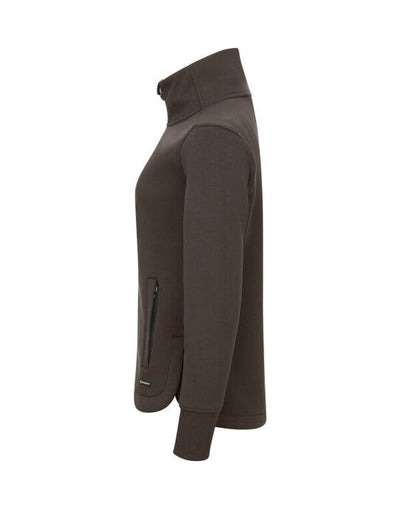 Cutter & Buck CB358427 C&amp;B Ladies Pemberton Full Zip Sweatshirt - Dark Mocca