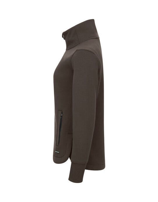 Cutter & Buck CB358427 C&amp;B Ladies Pemberton Full Zip Sweatshirt - Dark Mocca