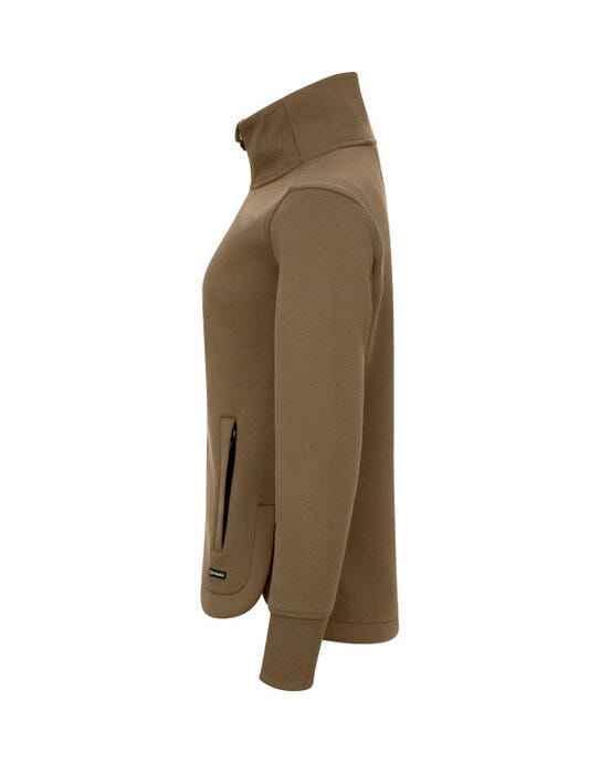 Cutter & Buck CB358427 C&amp;B Ladies Pemberton Full Zip Sweatshirt - Khaki