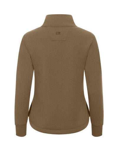 Cutter & Buck CB358427 C&amp;B Ladies Pemberton Full Zip Sweatshirt - Khaki