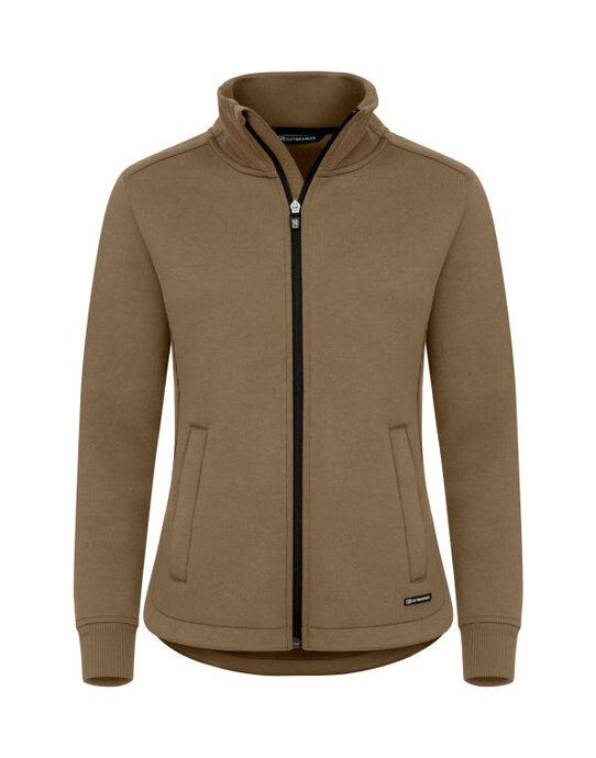 Cutter & Buck CB358427 C&amp;B Ladies Pemberton Full Zip Sweatshirt - Khaki
