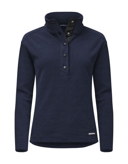 Cutter & Buck CB358429 C&amp;B Ladies Hunts Point Fleece - Dark Navy