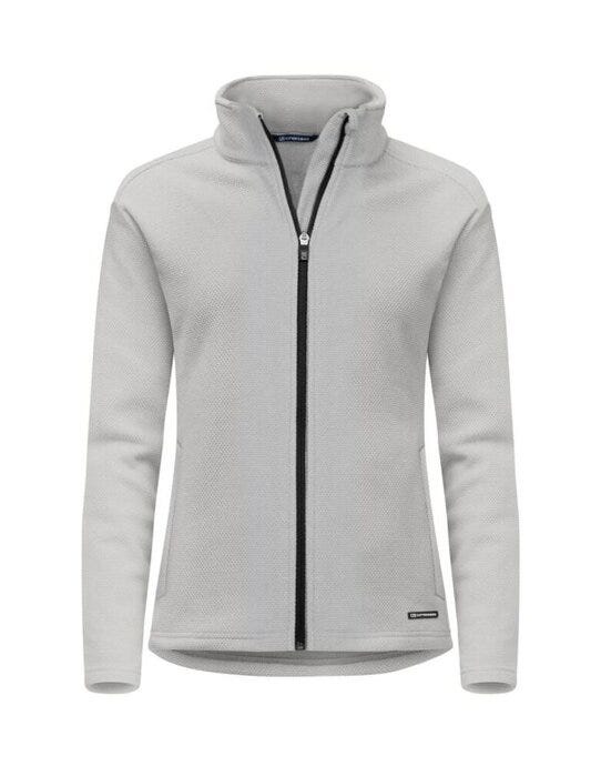 Cutter & Buck CB358433 C&amp;B Hunts Point Fleece FZ Women - Silver