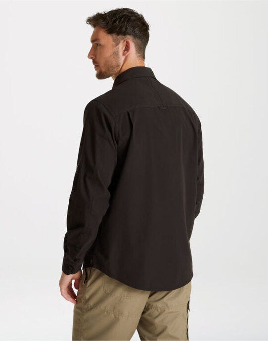 Craghoppers Expert CES001 Kiwi LS Shirt - Black