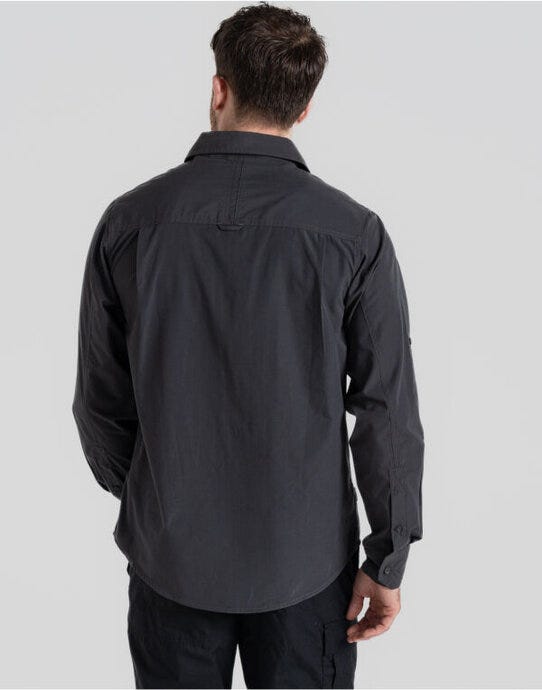 Craghoppers Expert CES001 Kiwi LS Shirt - Carbon Grey
