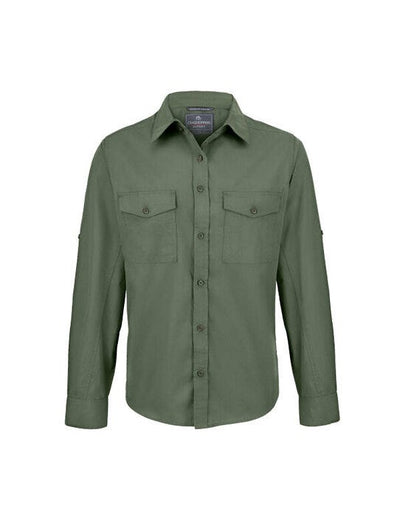 Craghoppers Expert CES001 Kiwi LS Shirt - Dark Cedar Green