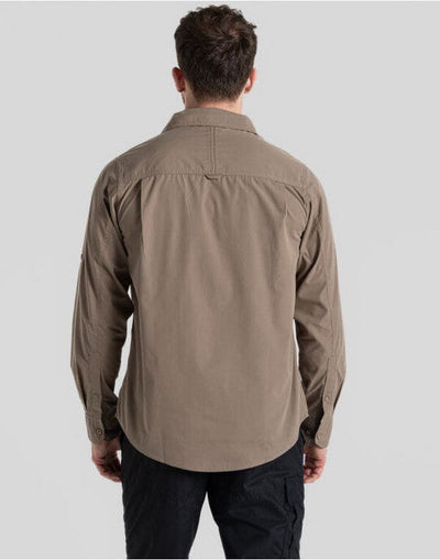 Craghoppers Expert CES001 Kiwi LS Shirt - Pebble