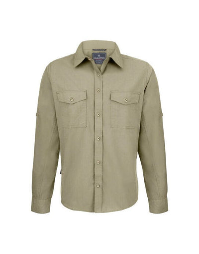 Craghoppers Expert CES001 Kiwi LS Shirt - Pebble