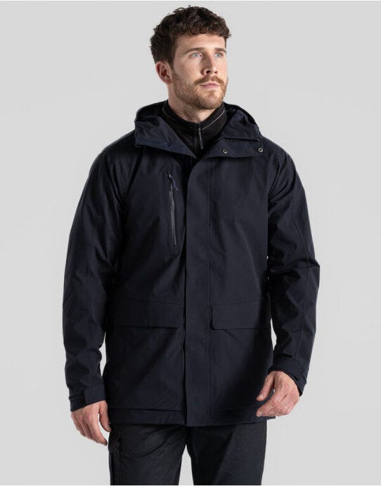 Craghoppers Expert CEW001 Kiwi Pro Long Jacket - Dark Navy