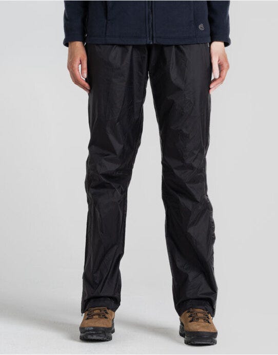 Craghoppers Expert CEW010R Packable Overtrousr R - Black