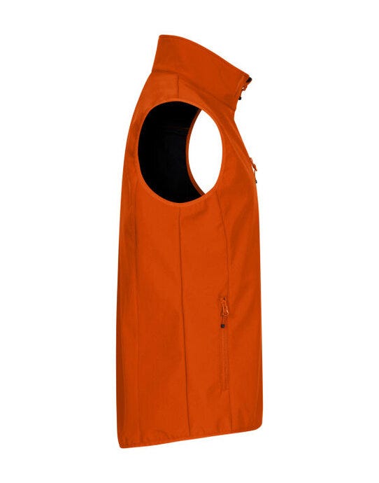 Clique CQ0200911 Classic Softshell Vest - Blood Orange
