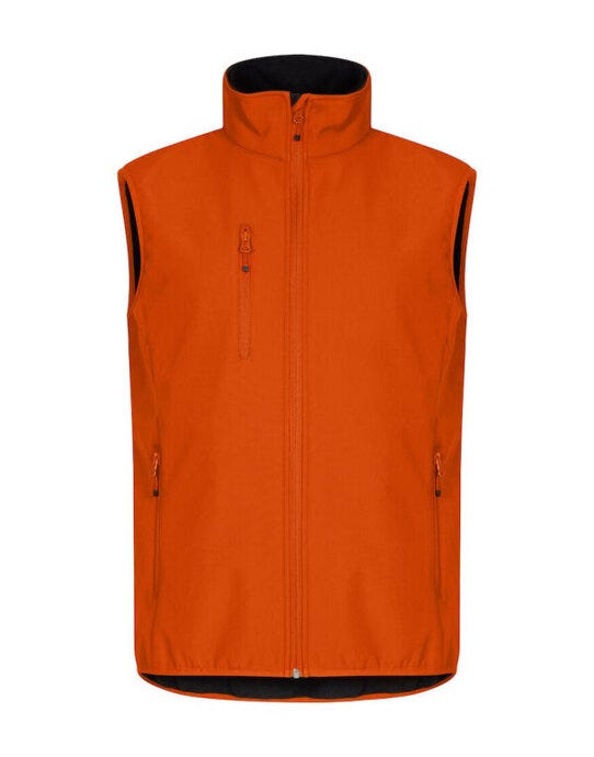 Clique CQ0200911 Classic Softshell Vest - Blood Orange