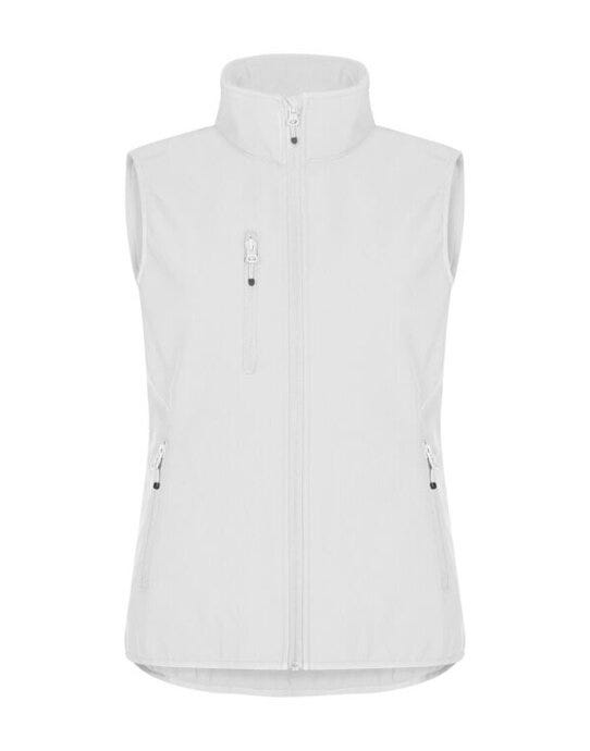 Clique CQ0200916 Ladies Classic Softshell Vest - White