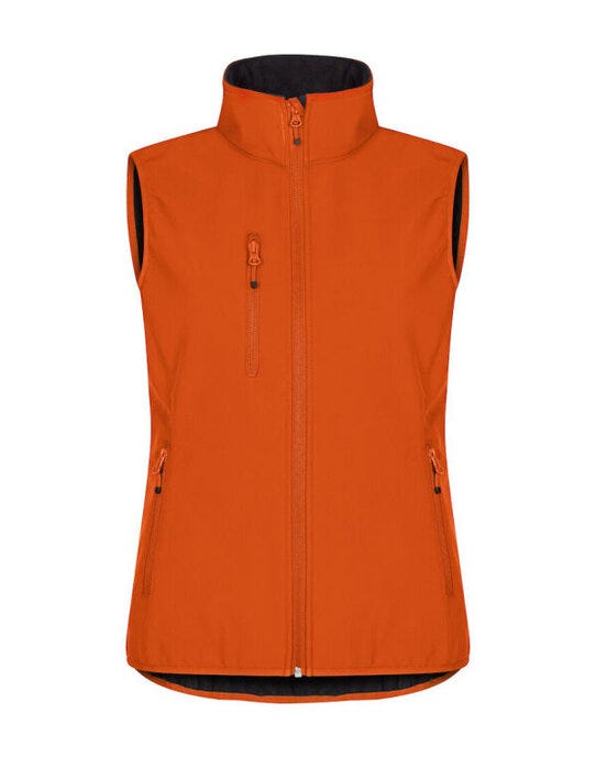 Clique CQ0200916 Ladies Classic Softshell Vest - Blood Orange