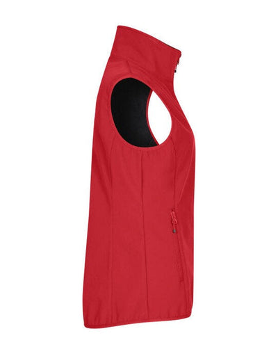Clique CQ0200916 Ladies Classic Softshell Vest - Red