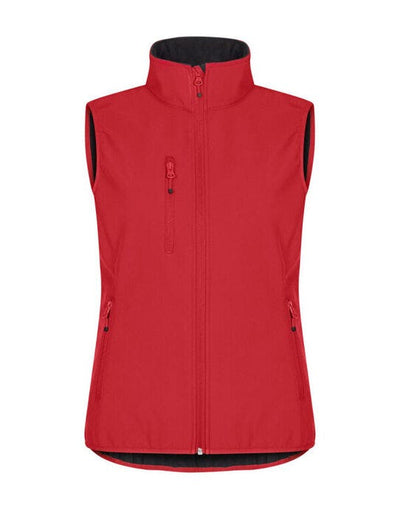 Clique CQ0200916 Ladies Classic Softshell Vest - Red