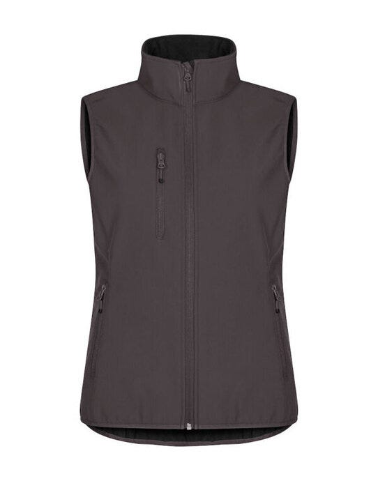 Clique CQ0200916 Ladies Classic Softshell Vest - Dark Grey