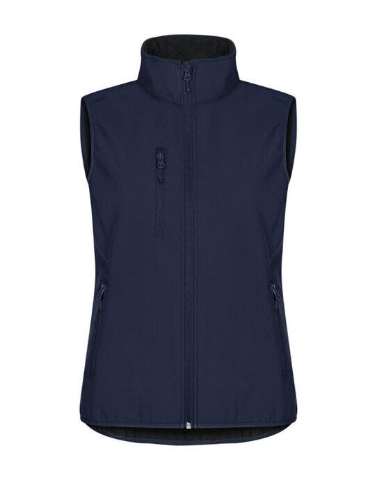 Clique CQ0200916 Ladies Classic Softshell Vest - Dark Navy