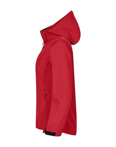 Clique CQ0200917 Ladies Classic Softshell Hoody - Red
