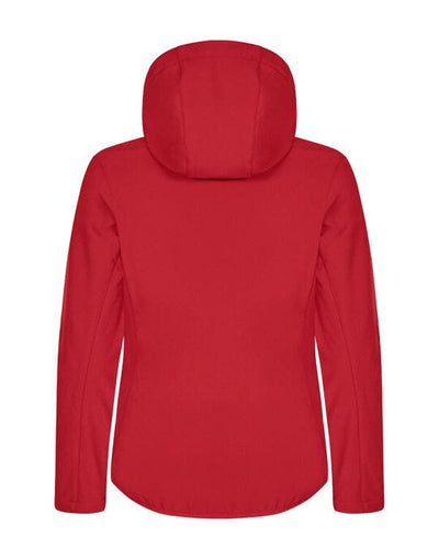 Clique CQ0200917 Ladies Classic Softshell Hoody - Red