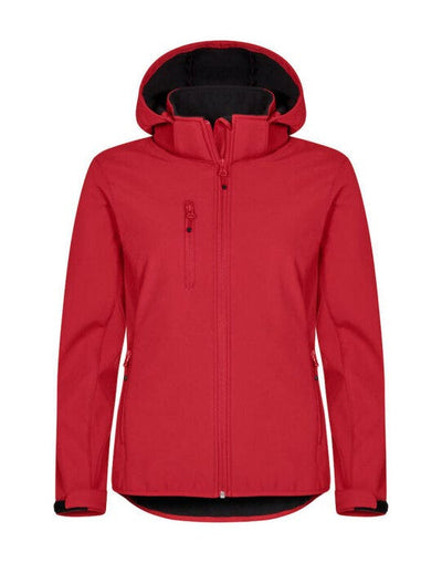 Clique CQ0200917 Ladies Classic Softshell Hoody - Red
