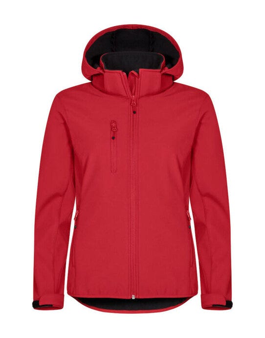 Clique CQ0200917 Ladies Classic Softshell Hoody - Red