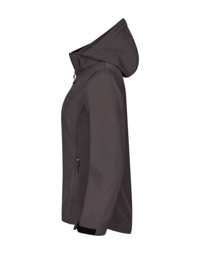 Clique CQ0200917 Ladies Classic Softshell Hoody - Dark Grey
