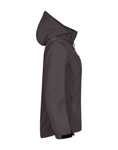 Clique CQ0200917 Ladies Classic Softshell Hoody - Dark Grey