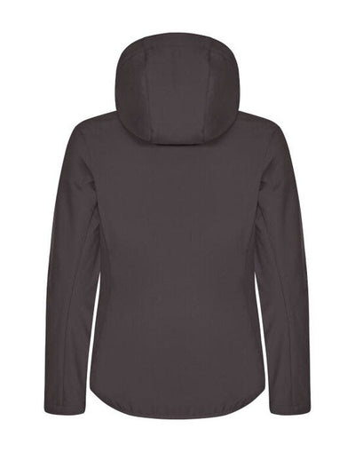 Clique CQ0200917 Ladies Classic Softshell Hoody - Dark Grey
