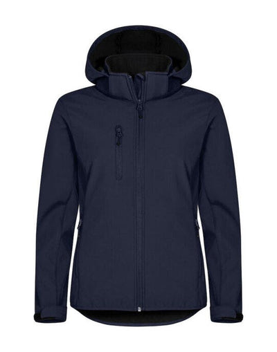 Clique CQ0200917 Ladies Classic Softshell Hoody - Dark Navy